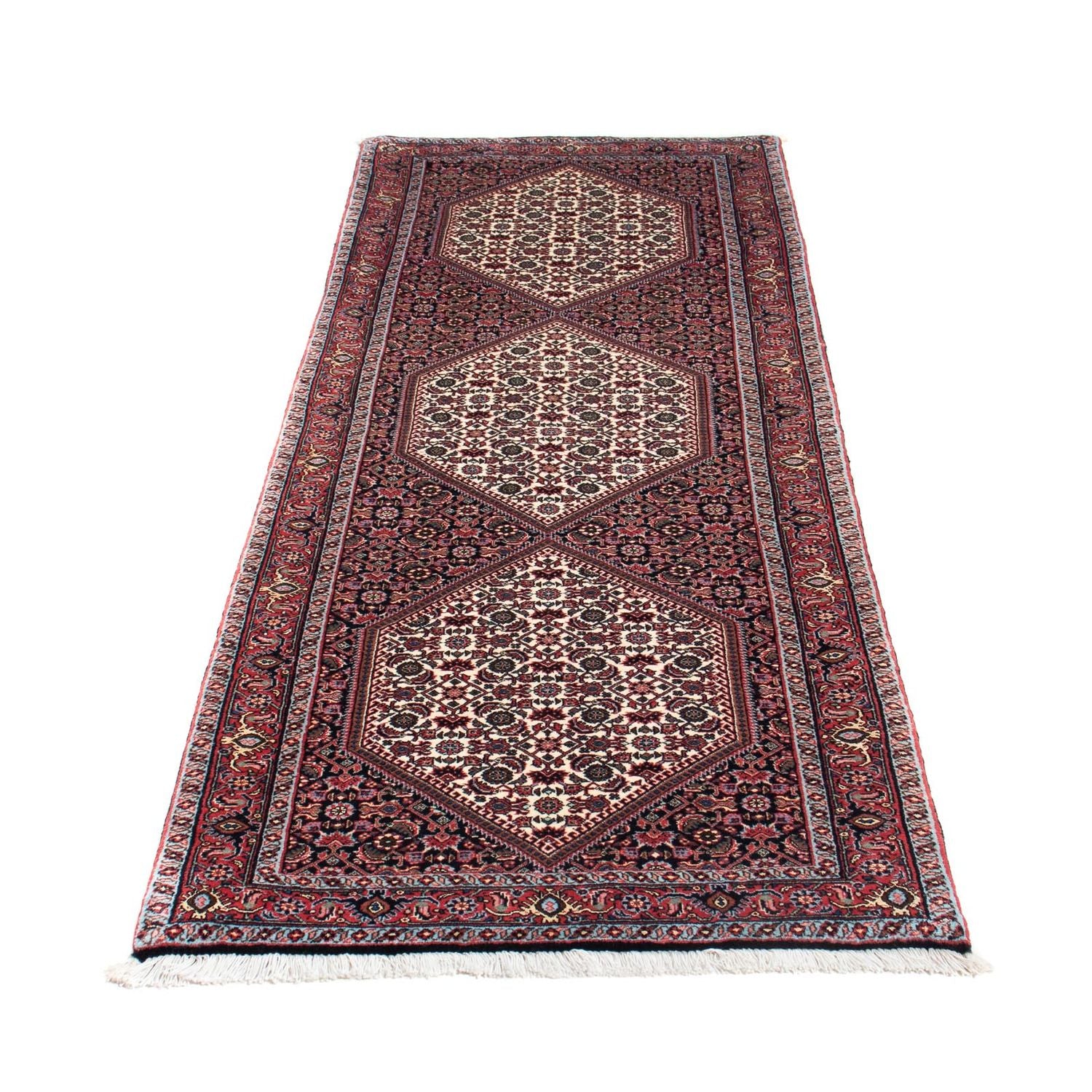 Tappeto corsia Tappeto Persero - Bidjar - 216 x 72 cm - blu scuro