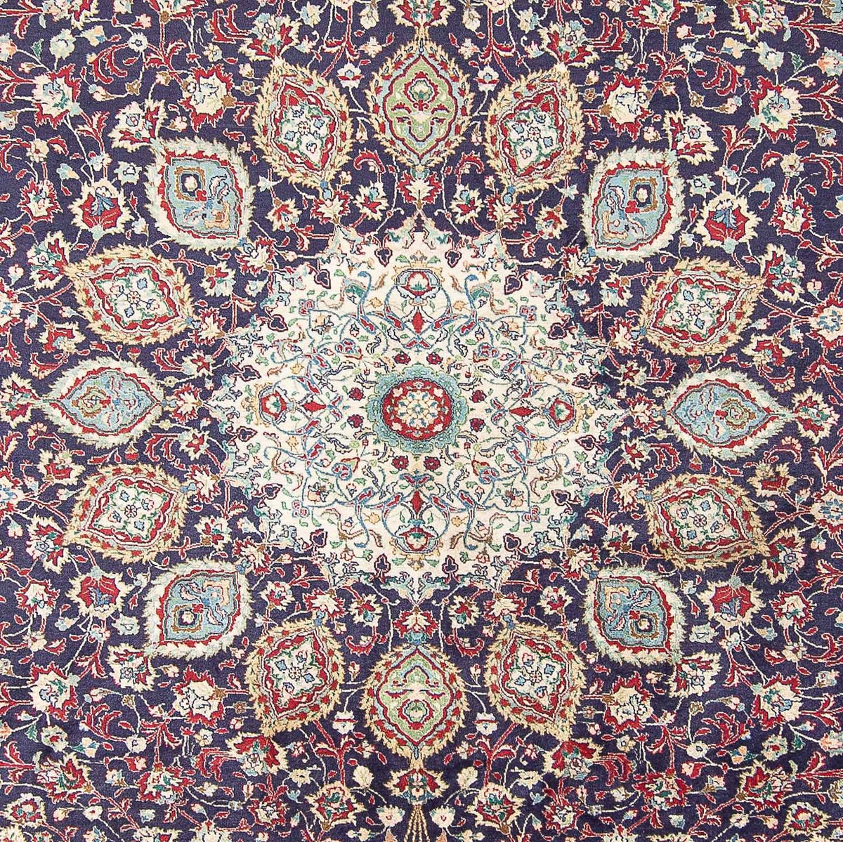 Tappeto Persero - Tabriz - Reale - 401 x 300 cm - blu scuro