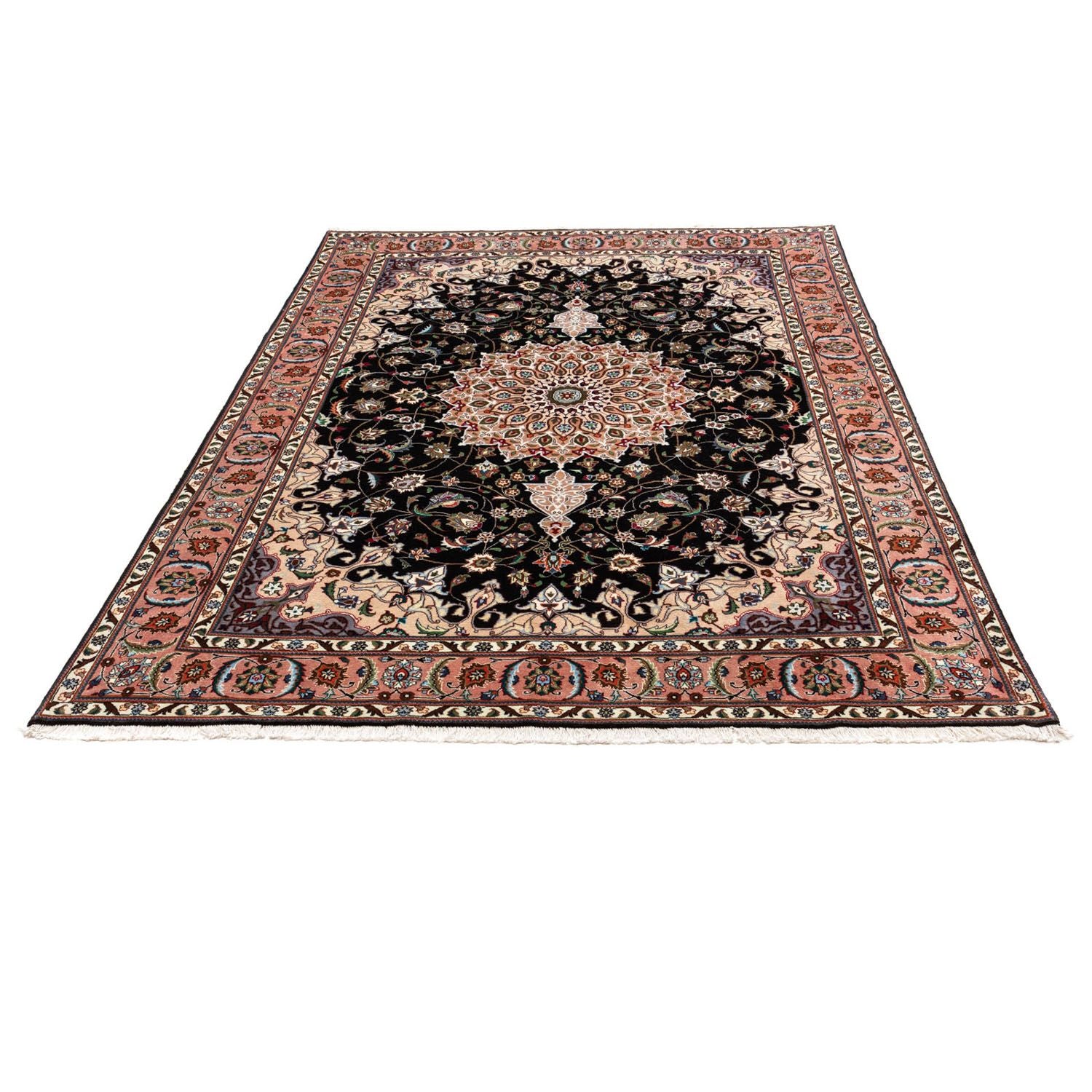 Tappeto Persero - Tabriz - Reale - 293 x 190 cm - blu scuro
