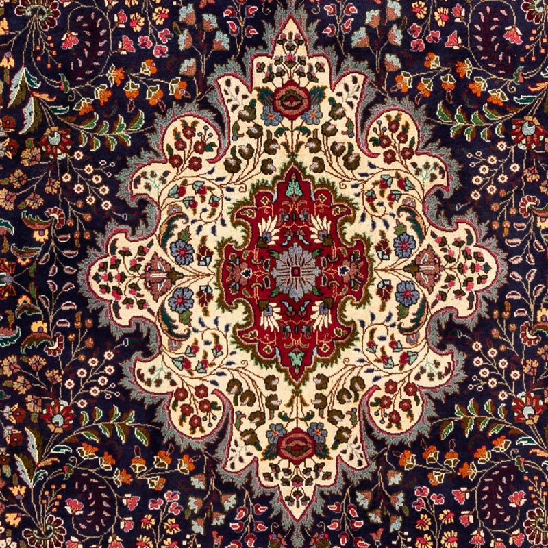 Tappeto Persero - Tabriz - Reale - 302 x 201 cm - blu scuro