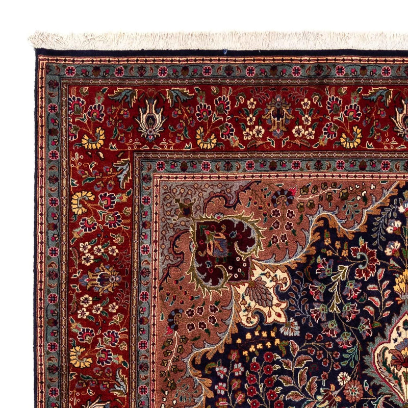 Tappeto Persero - Tabriz - Reale - 302 x 201 cm - blu scuro