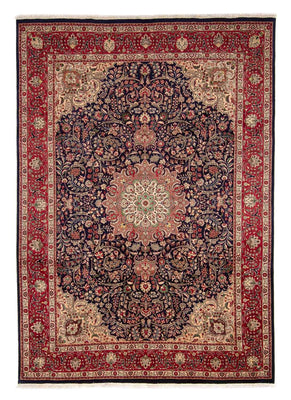 Tappeto Persero - Tabriz - Reale - 342 x 246 cm - blu scuro
