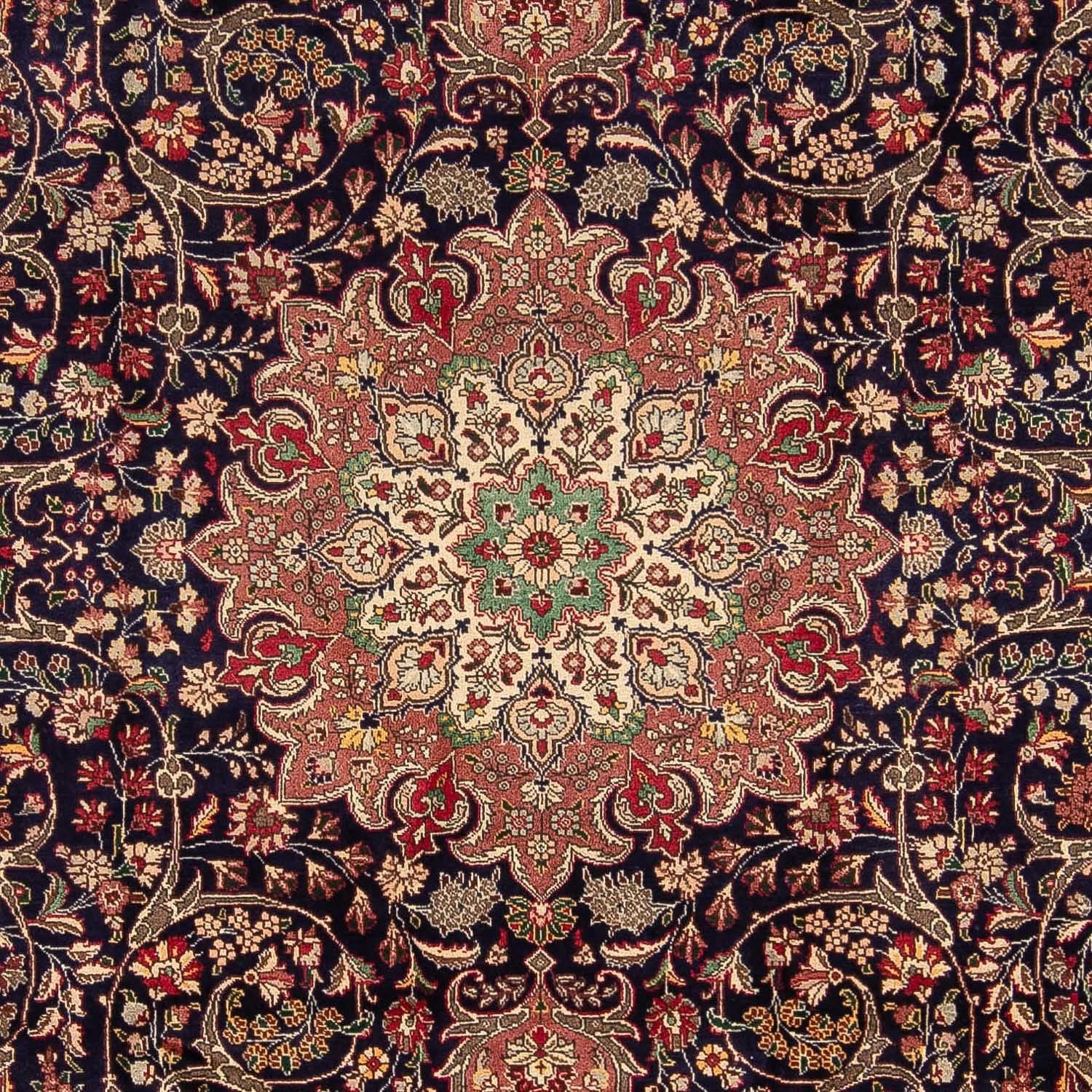Tappeto Persero - Tabriz - Reale - 342 x 246 cm - blu scuro