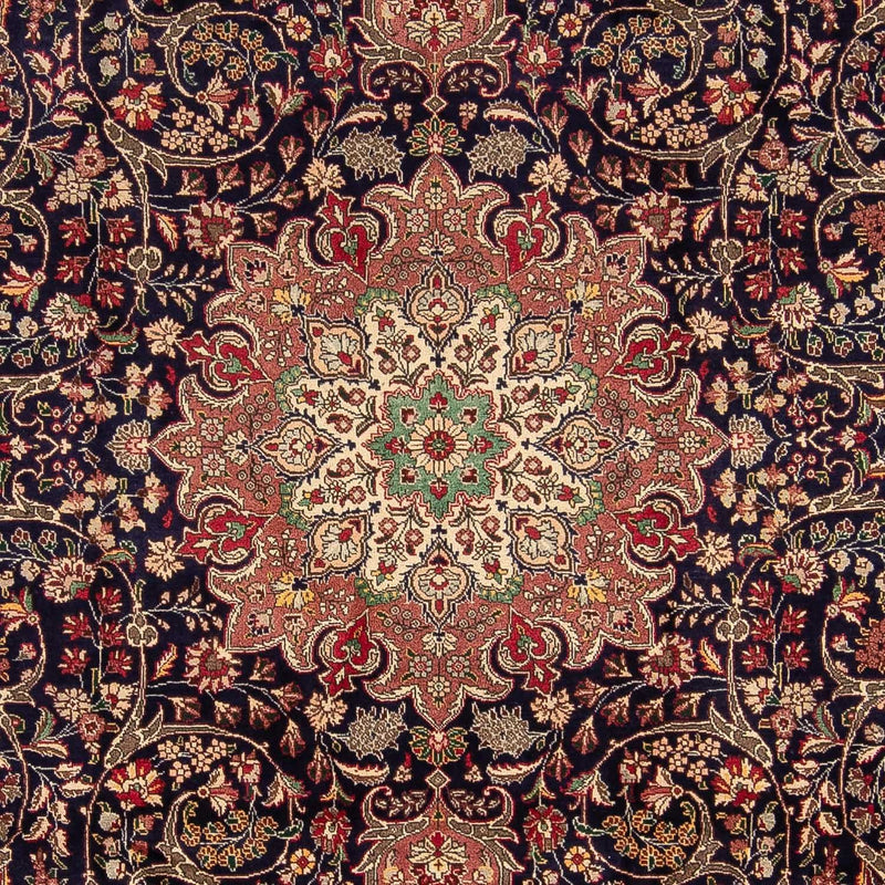 Tappeto Persero - Tabriz - Reale - 342 x 246 cm - blu scuro