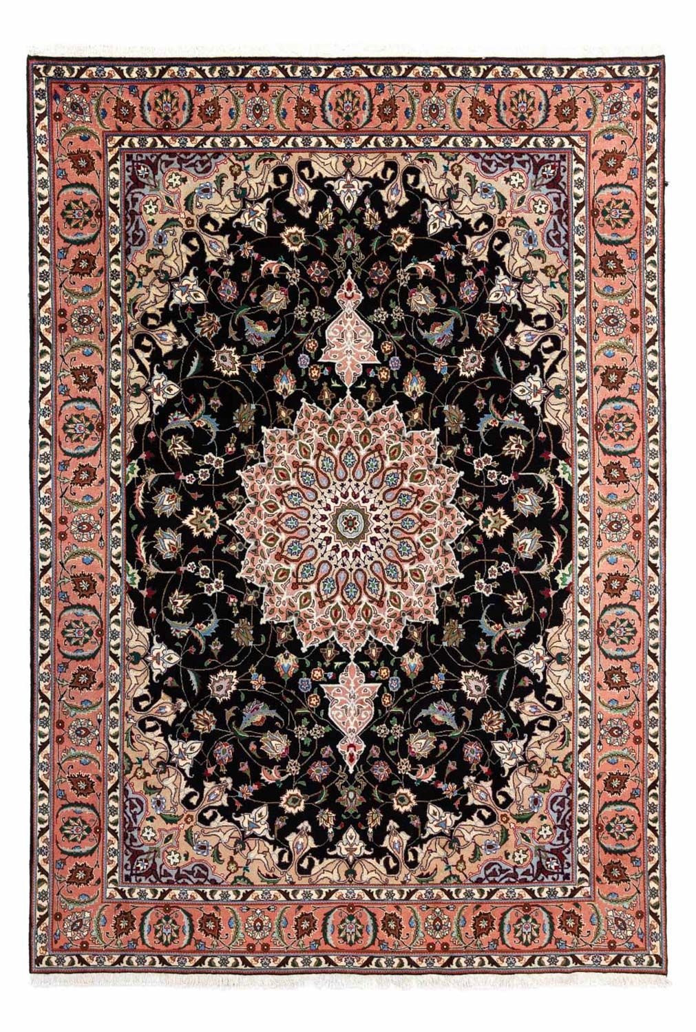 Tappeto Persero - Tabriz - Reale - 288 x 198 cm - blu scuro