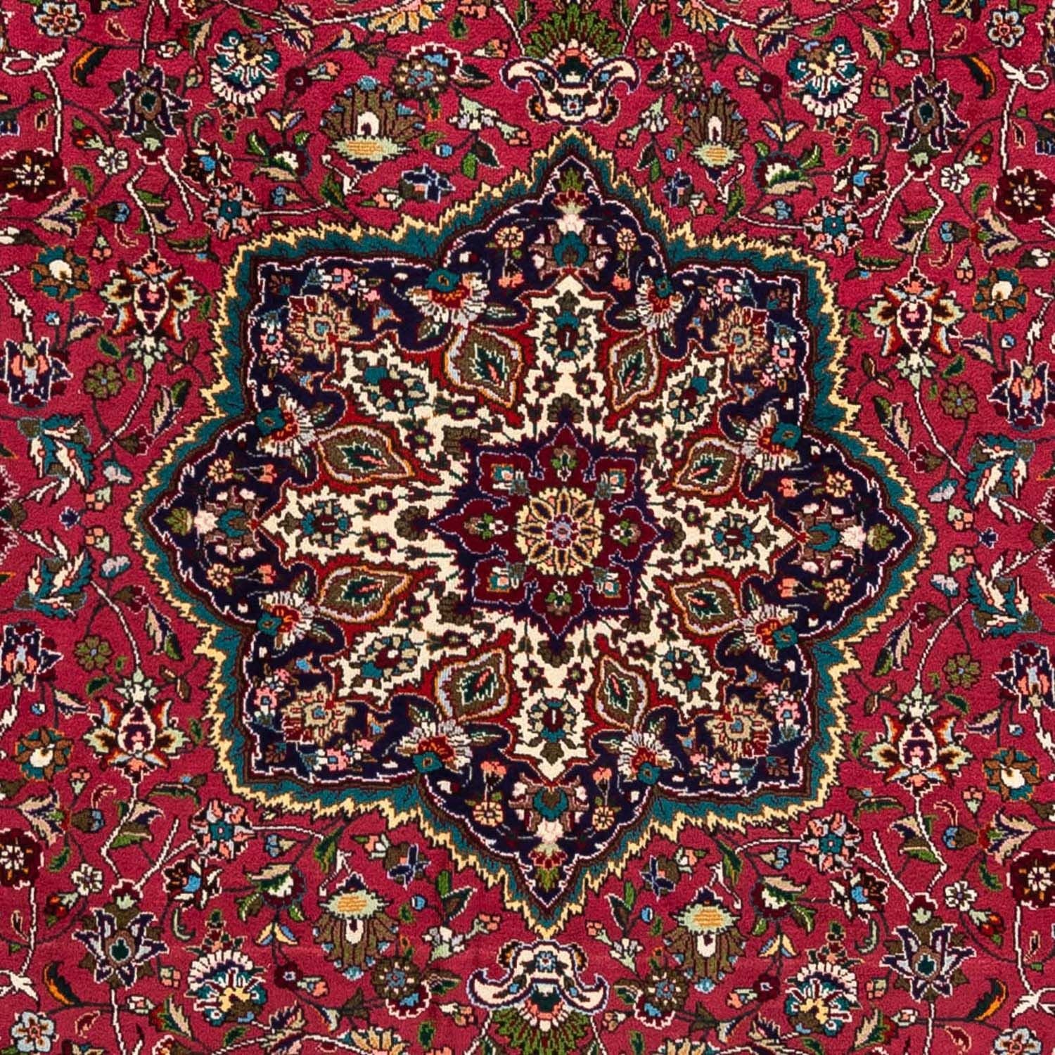 Tappeto Persero - Tabriz - Reale - 280 x 205 cm - rosso scuro