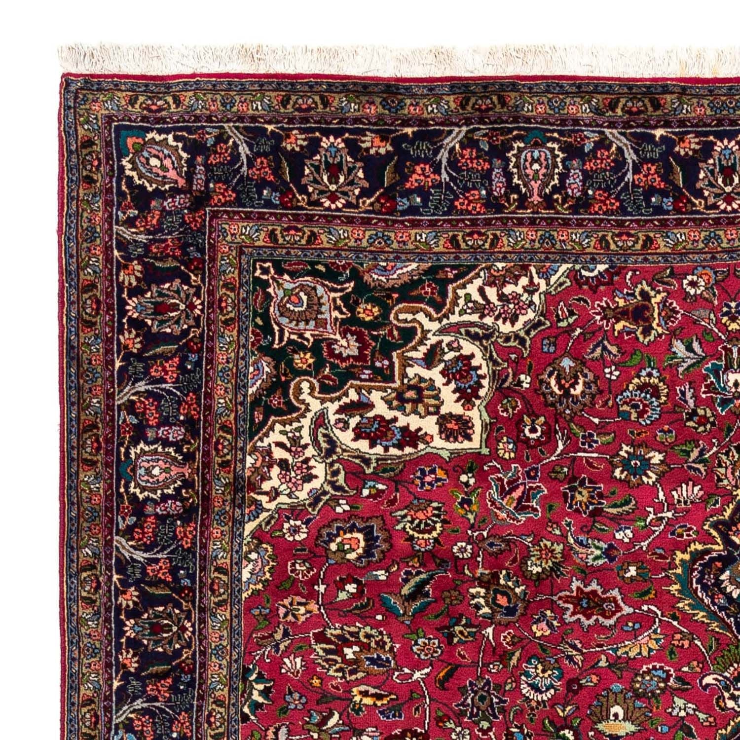 Tappeto Persero - Tabriz - Reale - 280 x 205 cm - rosso scuro