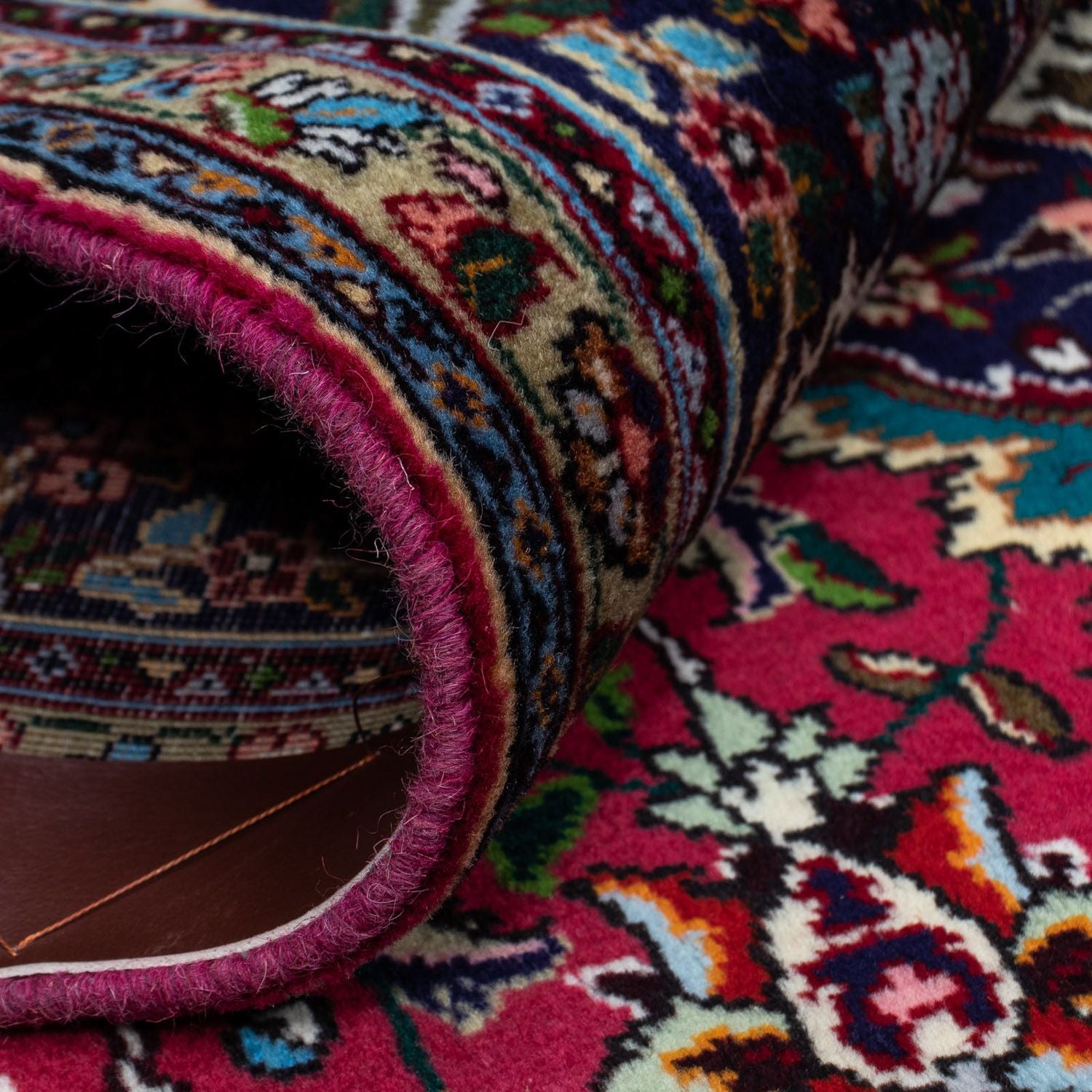 Tappeto Persero - Tabriz - Reale - 280 x 205 cm - rosso scuro