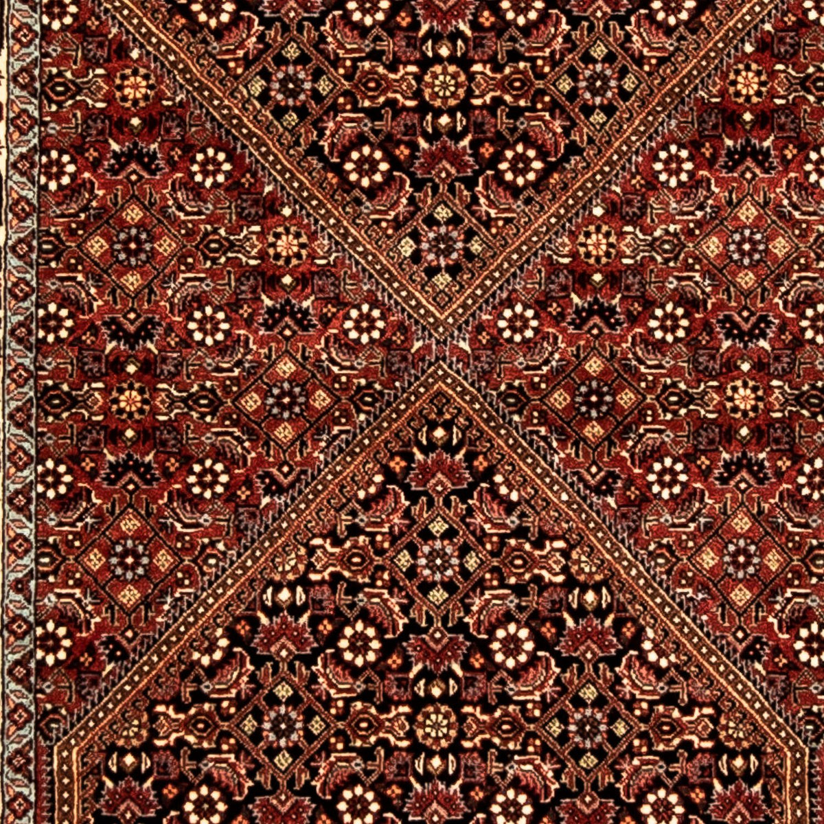Tappeto corsia Tappeto Persero - Bidjar - 313 x 82 cm - marrone