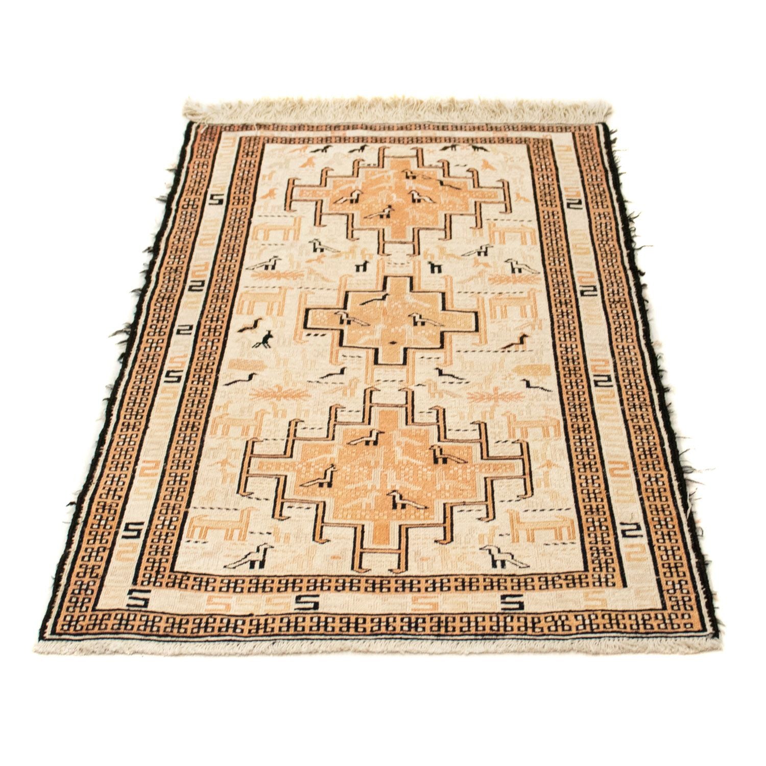 Tappeto Kelim - Orientale - 101 x 65 cm - beige