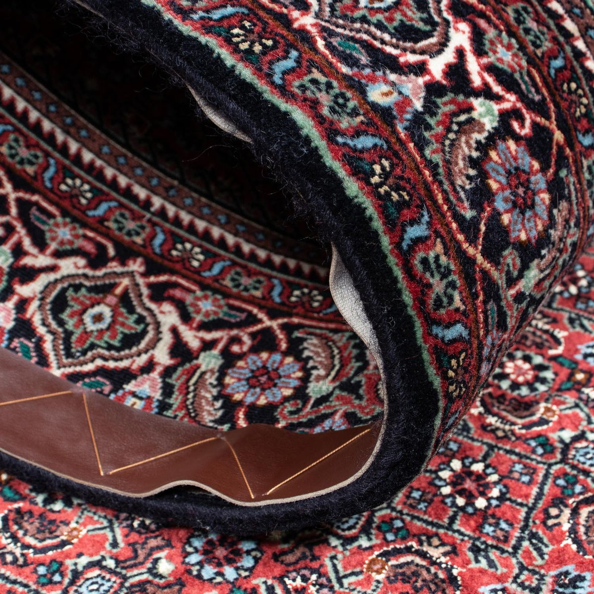 Tappeto corsia Tappeto Persero - Bidjar - 200 x 99 cm - blu scuro