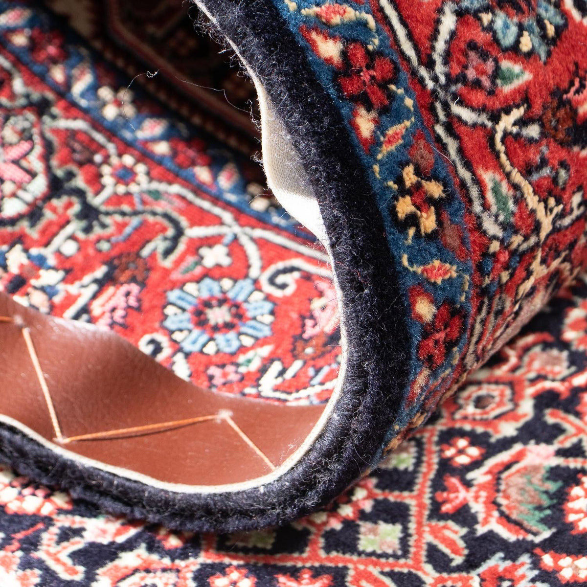 Tappeto corsia Tappeto Persero - Bidjar - 300 x 84 cm - blu scuro