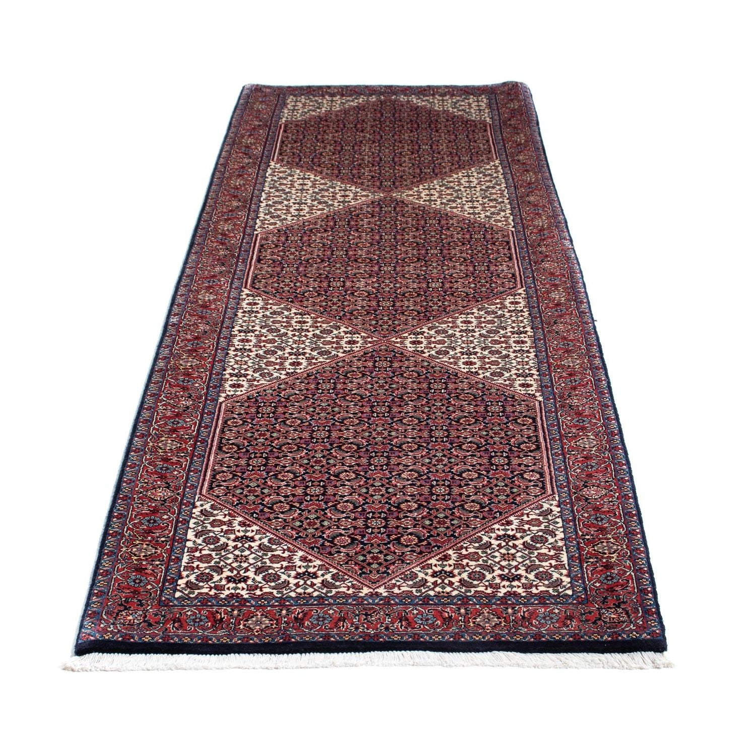 Tappeto corsia Tappeto Persero - Bidjar - 300 x 84 cm - blu scuro