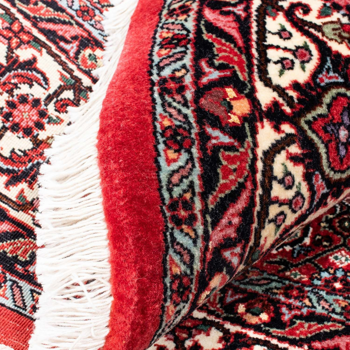 Tappeto Persero - Bidjar rotondo  - 155 x 155 cm - rosso scuro