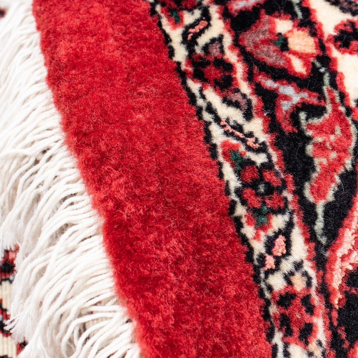 Tappeto Persero - Bidjar rotondo  - 155 x 155 cm - rosso scuro