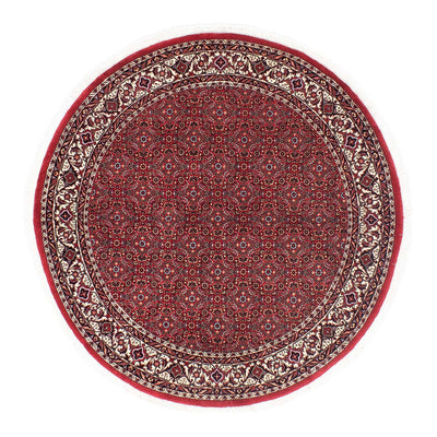 Tappeto Persero - Bidjar rotondo  - 150 x 150 cm - rosso scuro