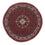 Tappeto Persero - Bidjar rotondo  - 150 x 150 cm - rosso scuro
