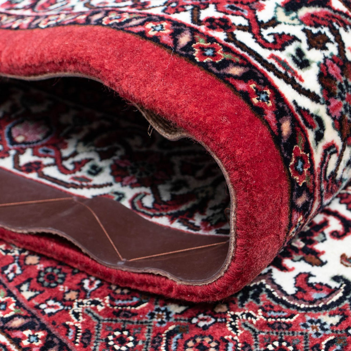 Tappeto corsia Tappeto Persero - Bidjar - 398 x 83 cm - rosso scuro