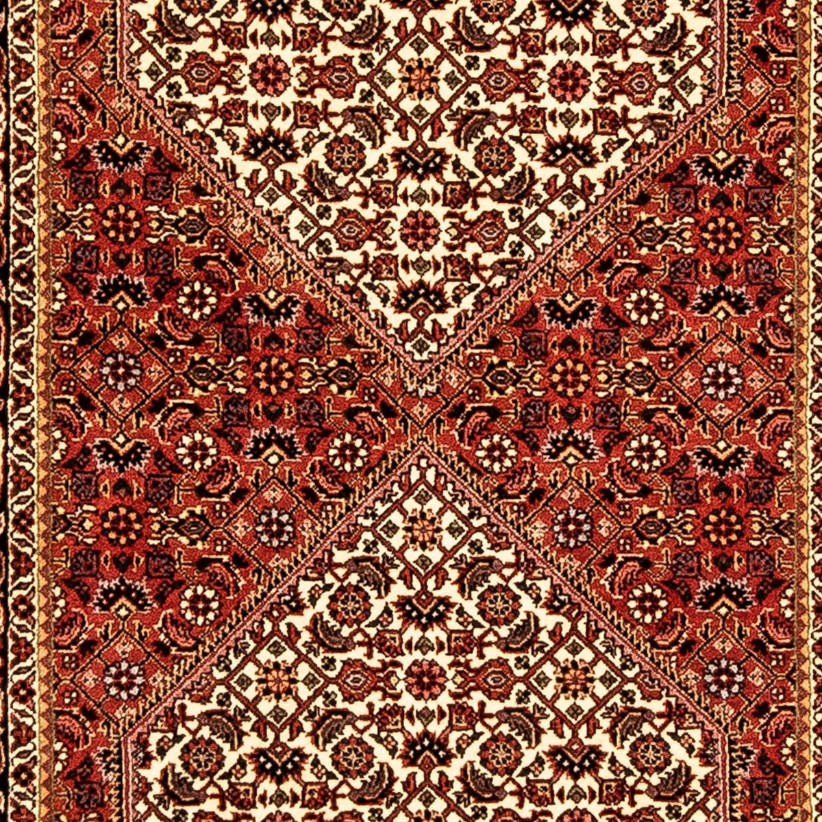 Tappeto corsia Tappeto Persero - Bidjar - 314 x 85 cm - rosso scuro