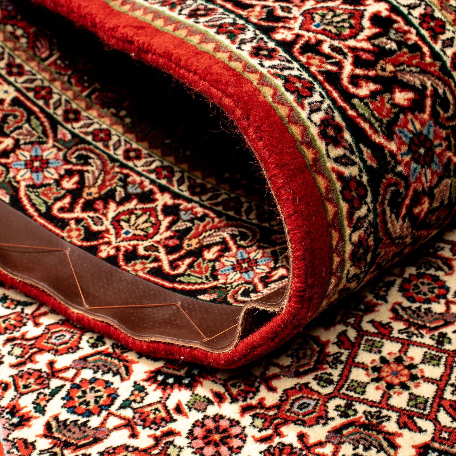 Tappeto corsia Tappeto Persero - Bidjar - 314 x 85 cm - rosso scuro