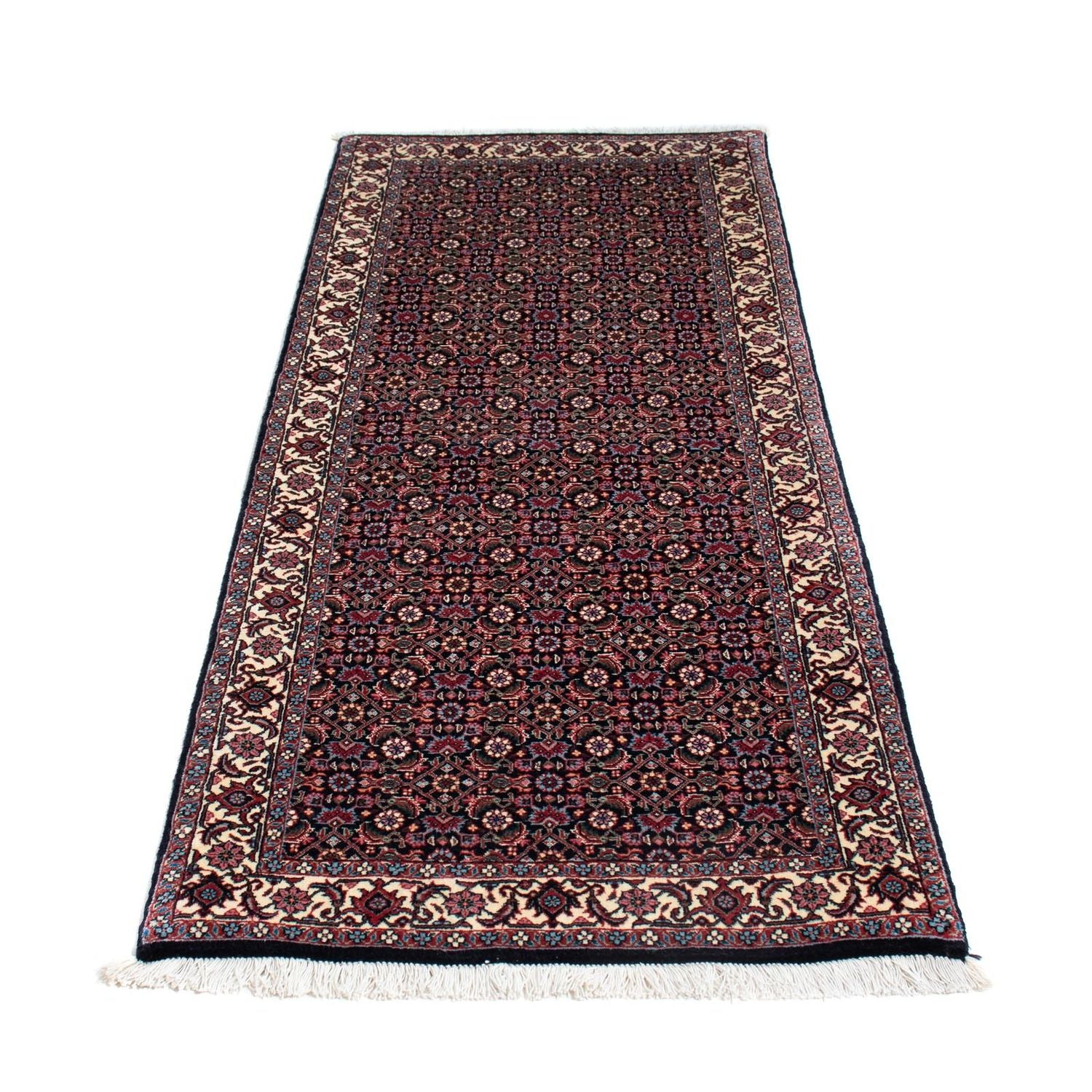 Tappeto corsia Tappeto Persero - Bidjar - 194 x 72 cm - blu scuro