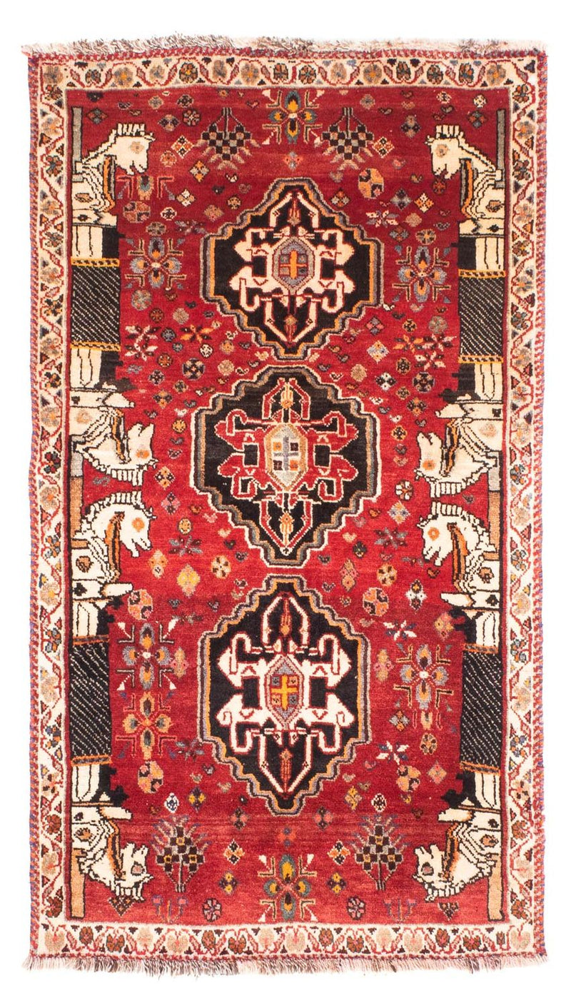 Tappeto Persero - Nomade - 148 x 81 cm - rosso scuro