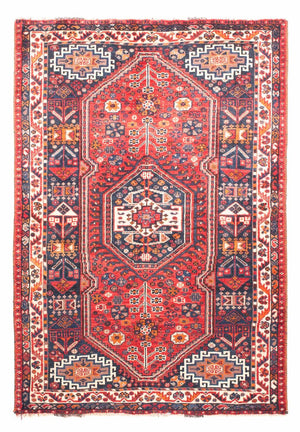 Tappeto Persero - Nomade - 161 x 110 cm - rosso scuro