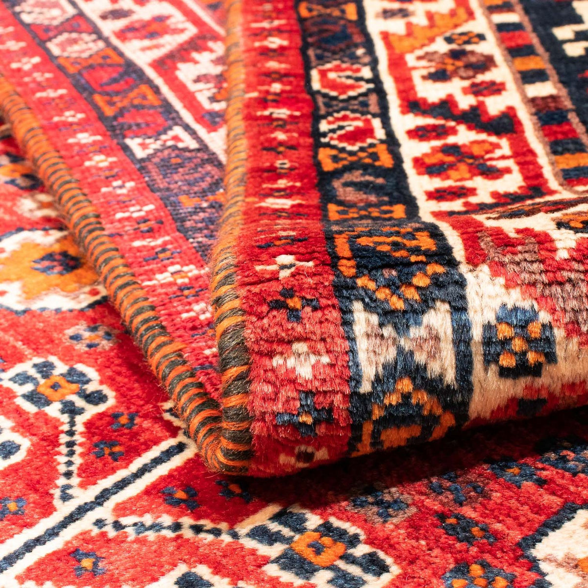 Tappeto Persero - Nomade - 161 x 110 cm - rosso scuro