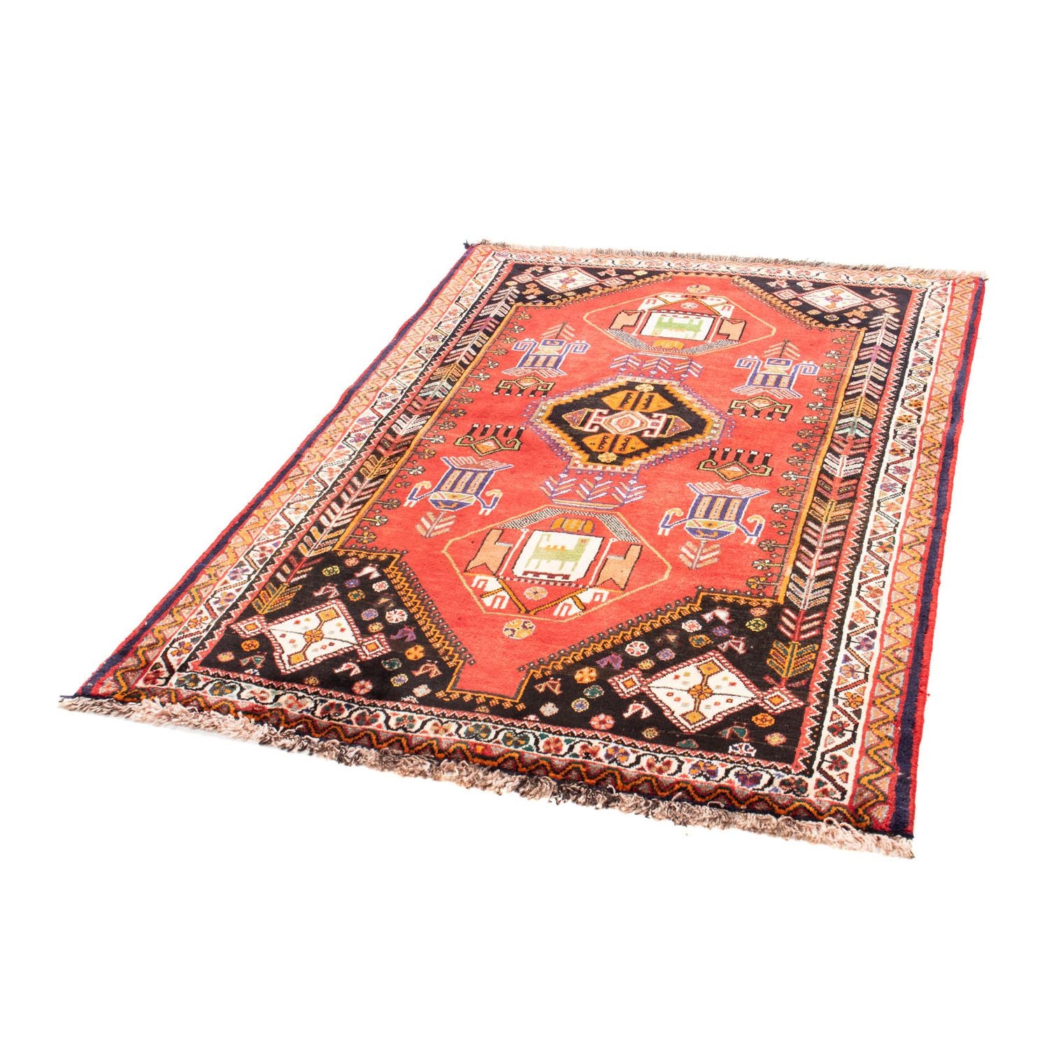 Tappeto Persero - Nomade - 165 x 118 cm - rosso scuro