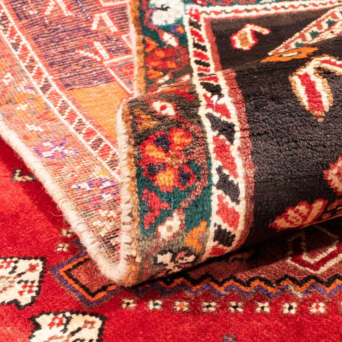 Tappeto Persero - Nomade - 153 x 110 cm - rosso scuro