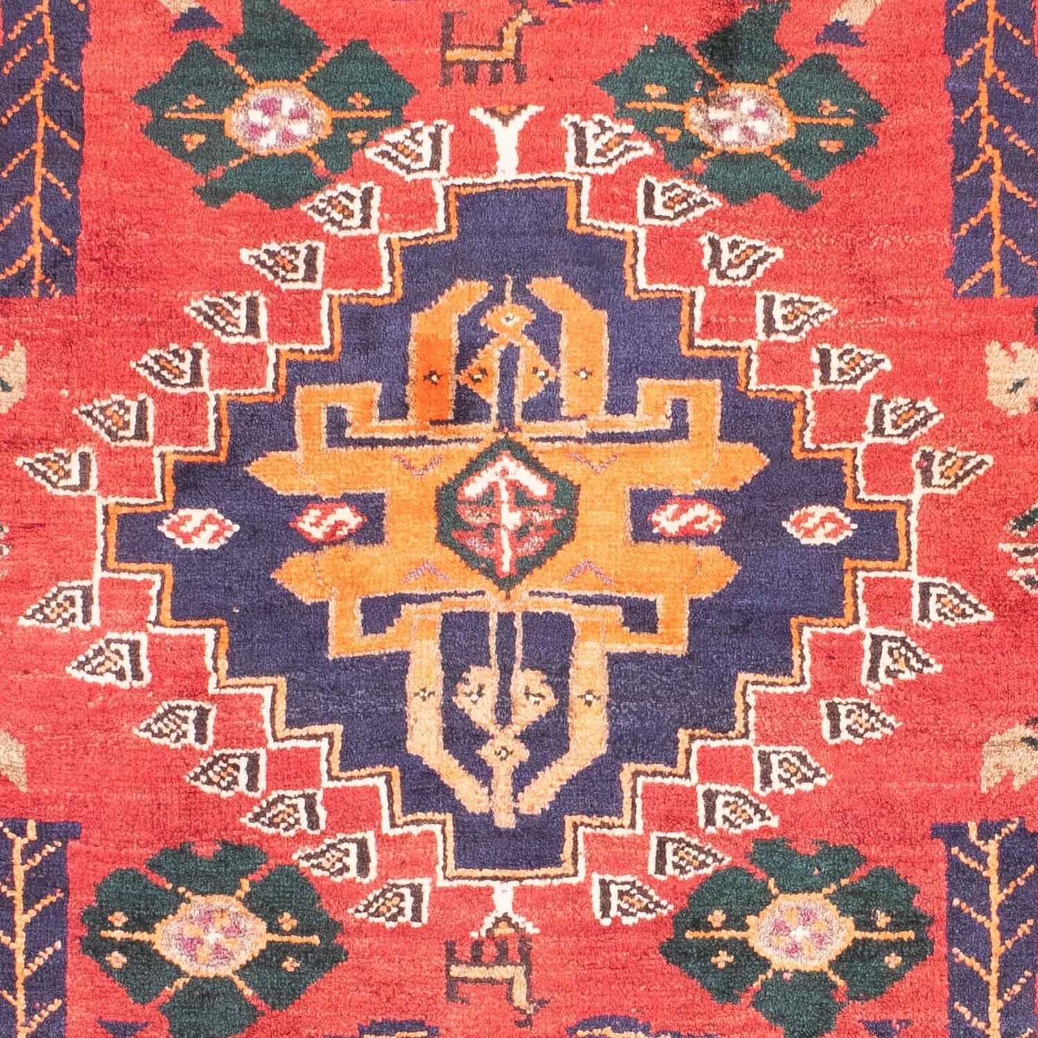 Tappeto Persero - Nomade - 160 x 110 cm - rosso scuro