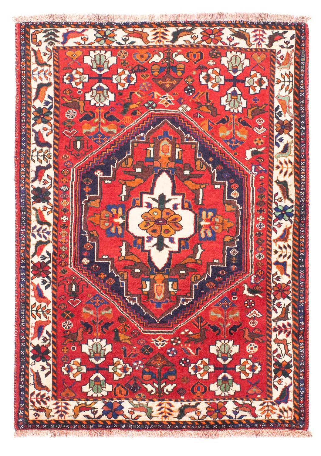 Tappeto Persero - Nomade - 158 x 106 cm - rosso scuro