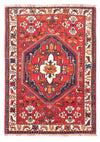 Qashqai Tappeto 106x158cm - Tappeto persiano - Rettangolo / Rosso scuro / 106 x 158 cm Rettangolo