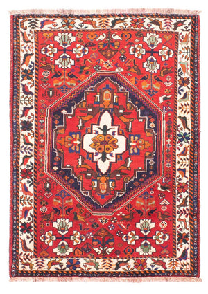 Tappeto Persero - Nomade - 158 x 106 cm - rosso scuro