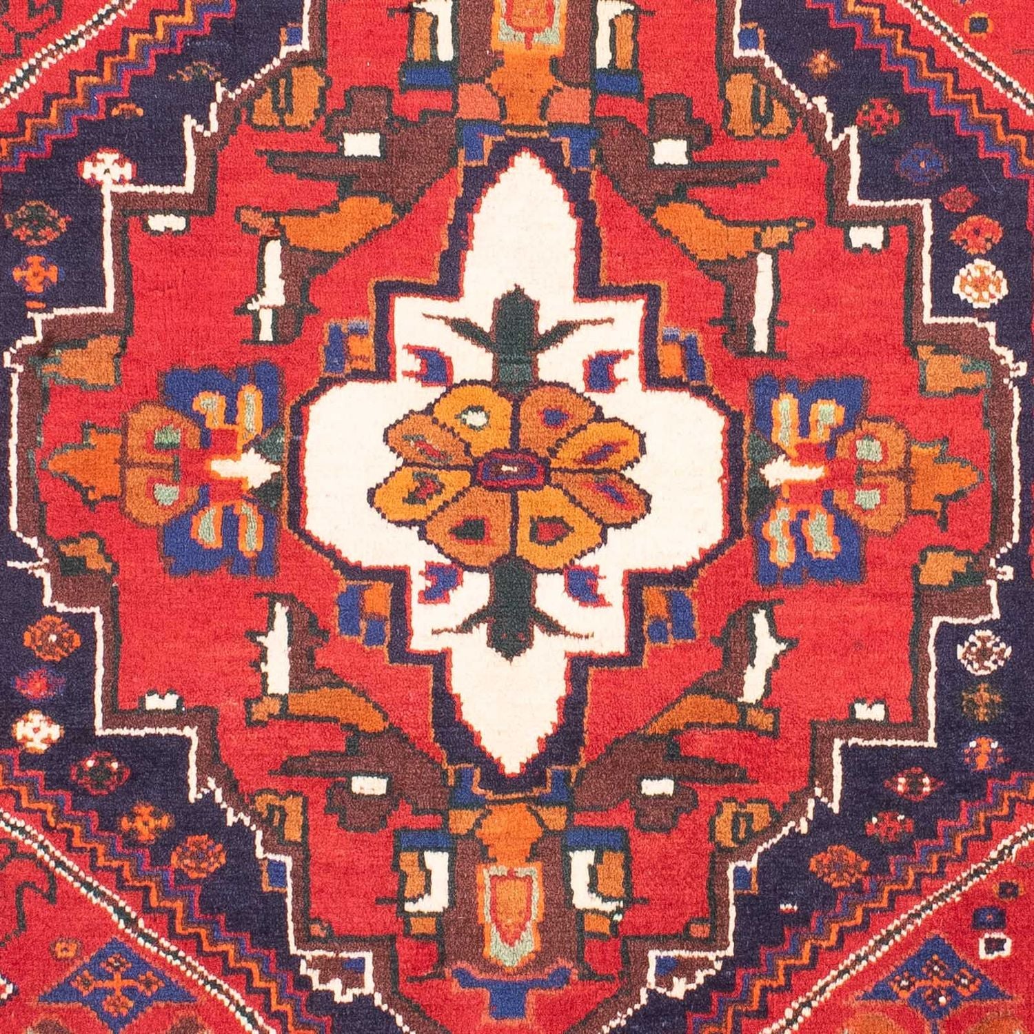 Tappeto Persero - Nomade - 158 x 106 cm - rosso scuro