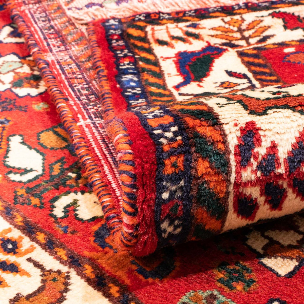 Tappeto Persero - Nomade - 158 x 106 cm - rosso scuro