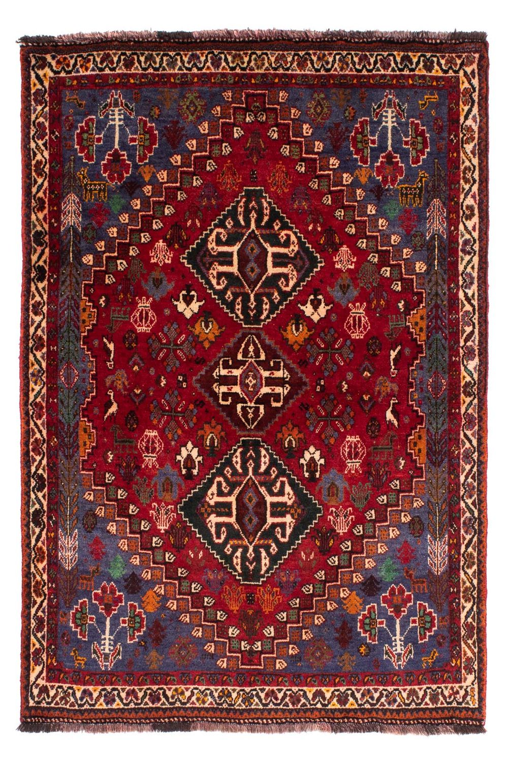 Tappeto Persero - Nomade - 163 x 111 cm - rosso scuro