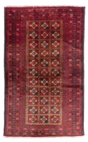 Tappeto Belutsch - 150 x 97 cm - rosso scuro