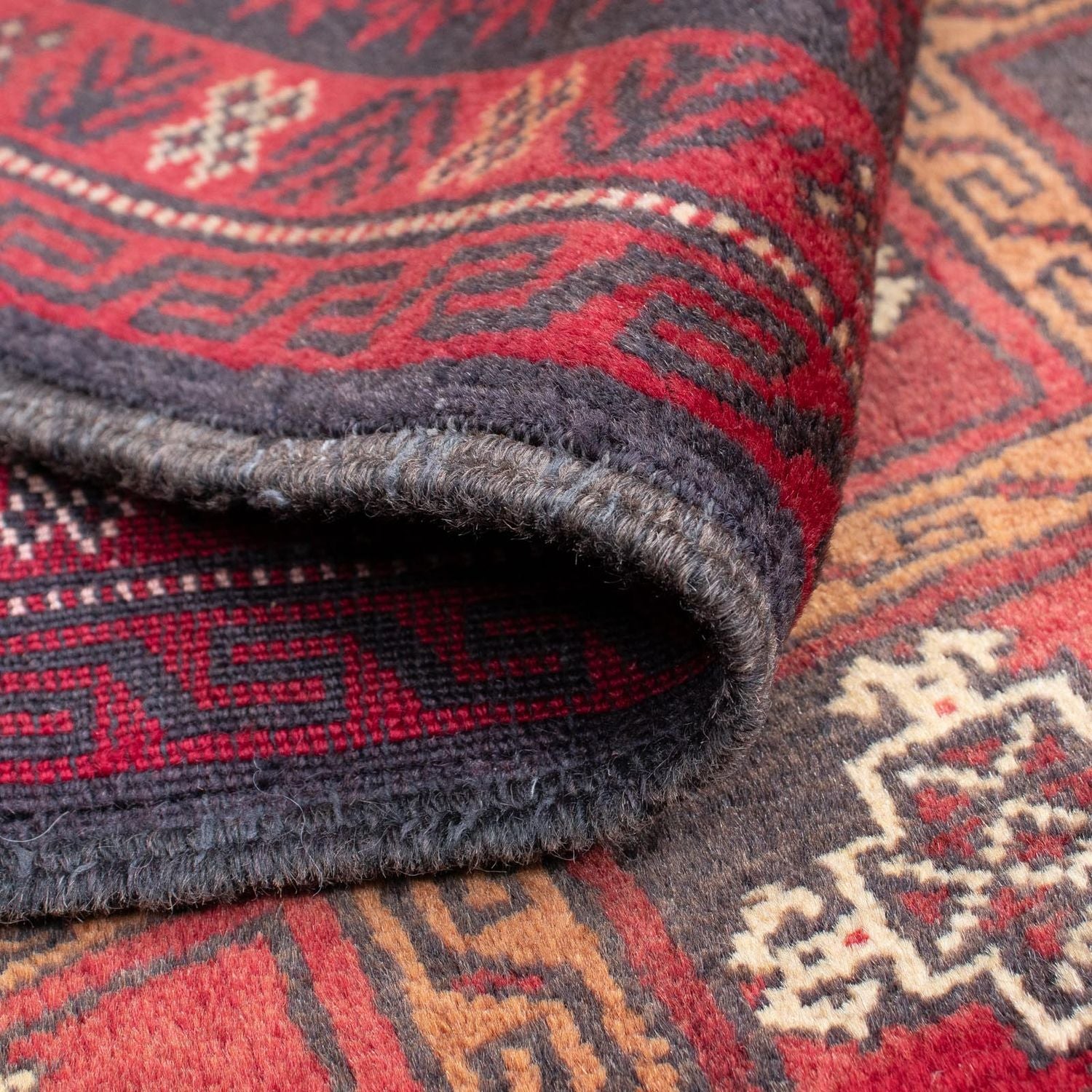 Tappeto Belutsch - 150 x 97 cm - rosso scuro