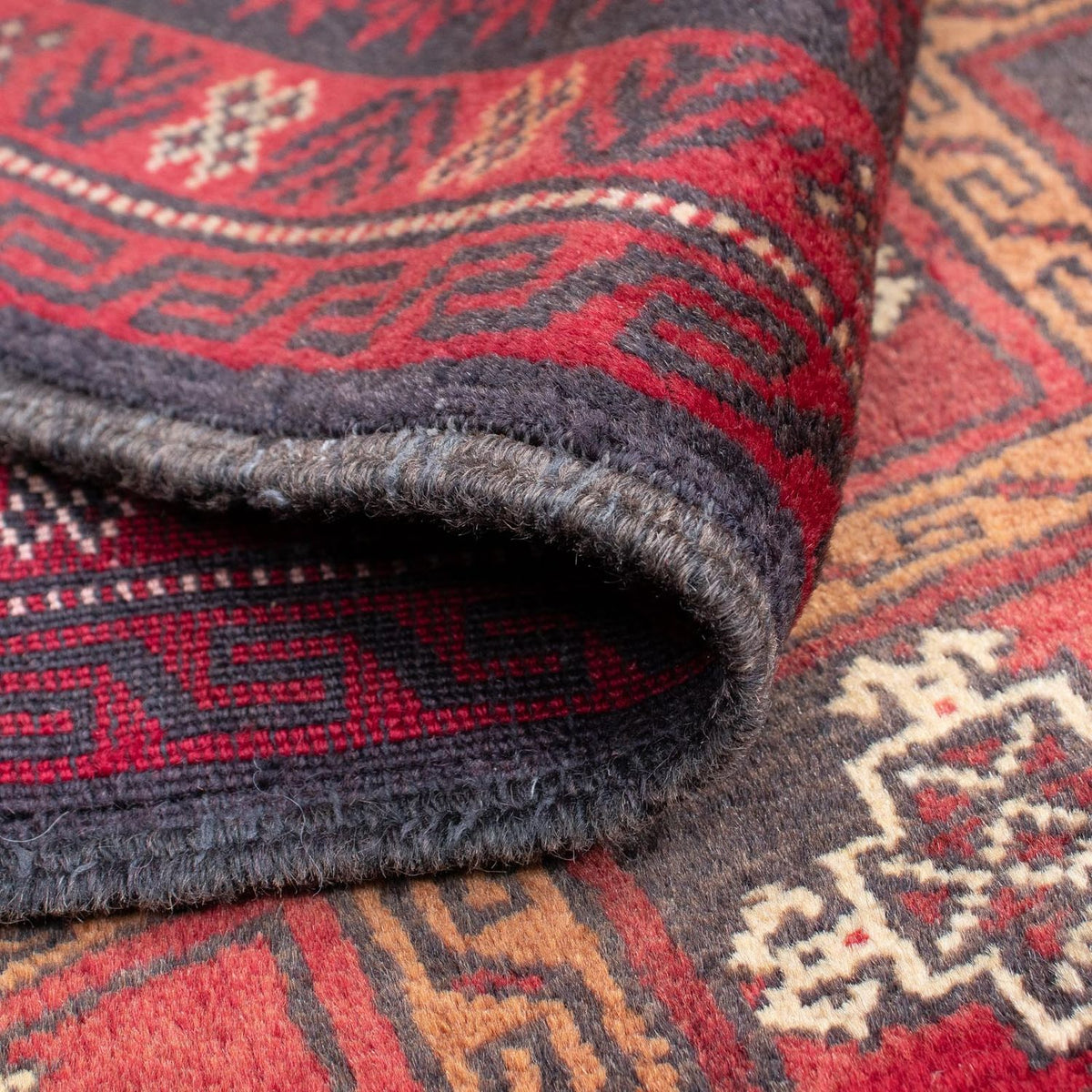 Tappeto Belutsch - 150 x 97 cm - rosso scuro