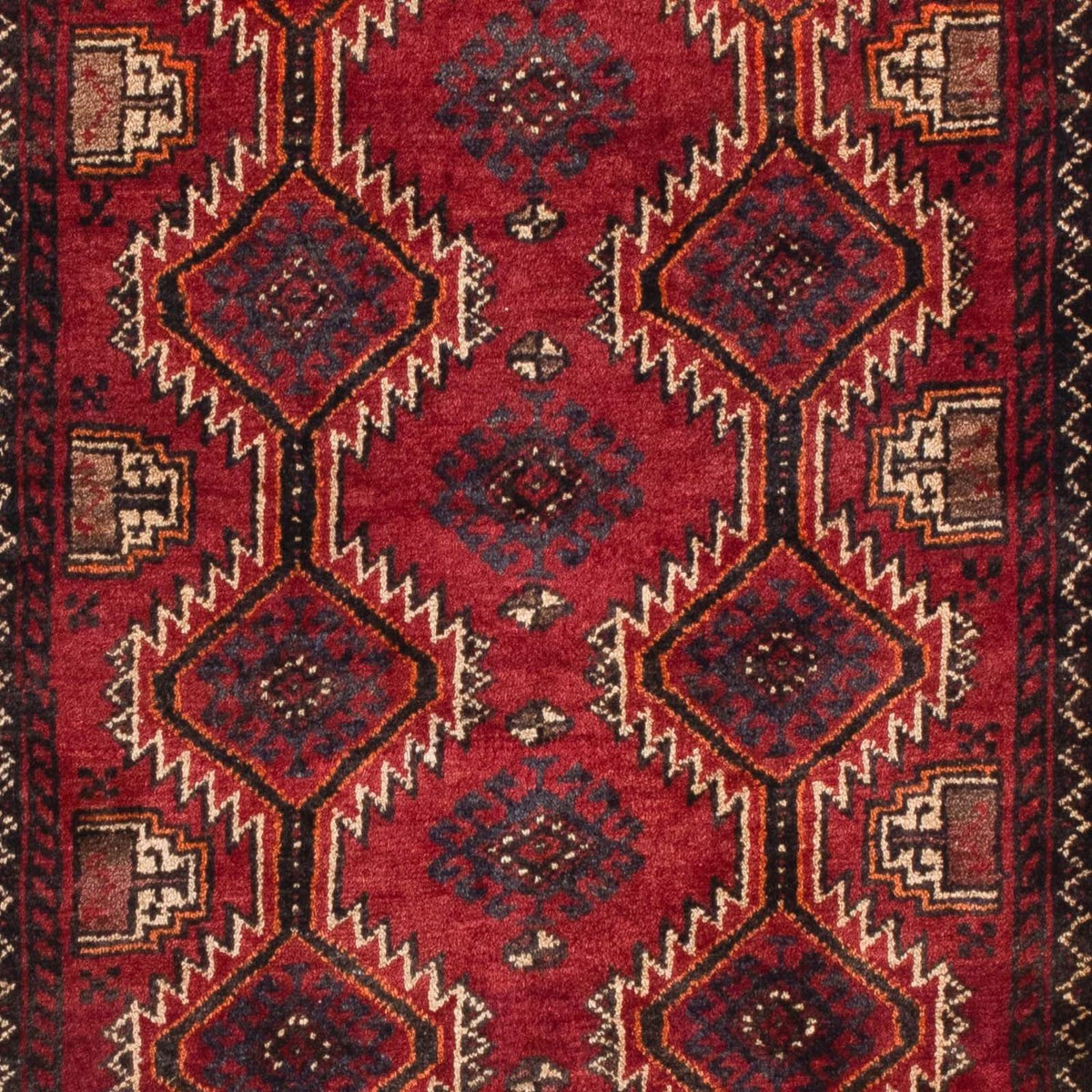 Tappeto corsia Tappeto Belutsch - 164 x 80 cm - rosso scuro