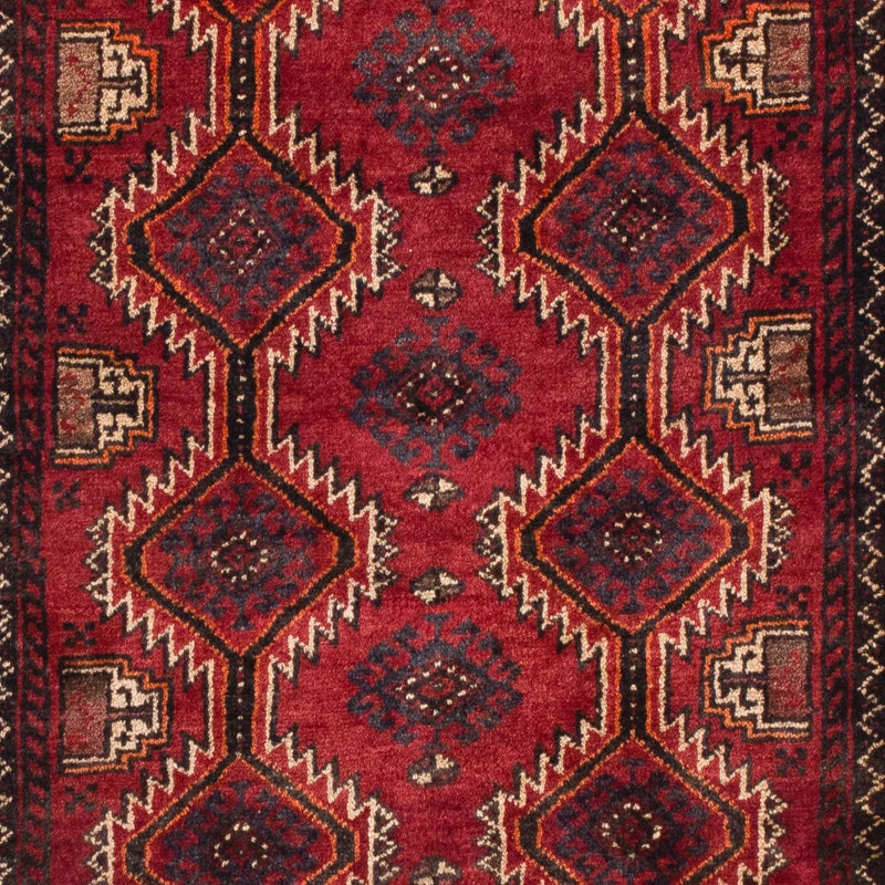 Tappeto corsia Tappeto Belutsch - 164 x 80 cm - rosso scuro