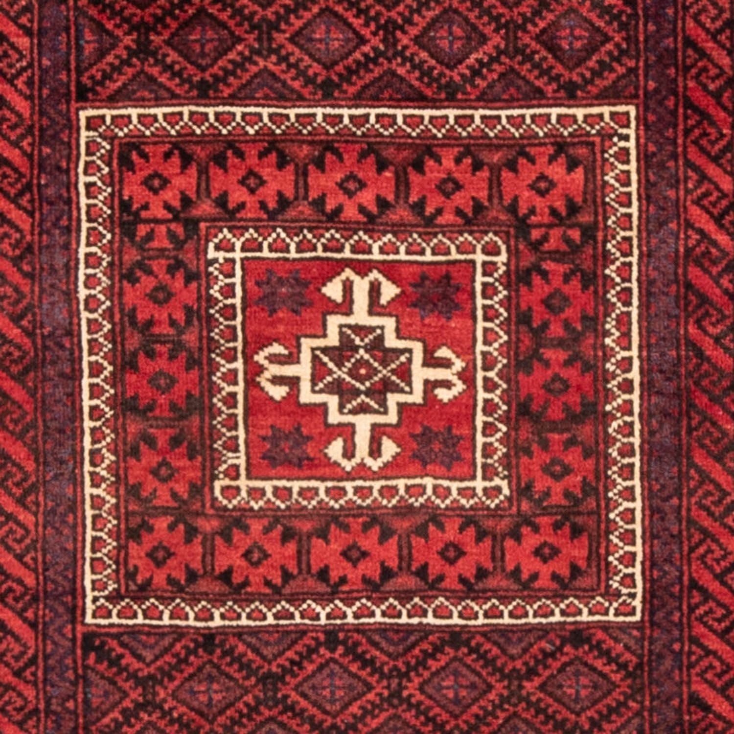 Tappeto corsia Tappeto Belutsch - 202 x 108 cm - rosso