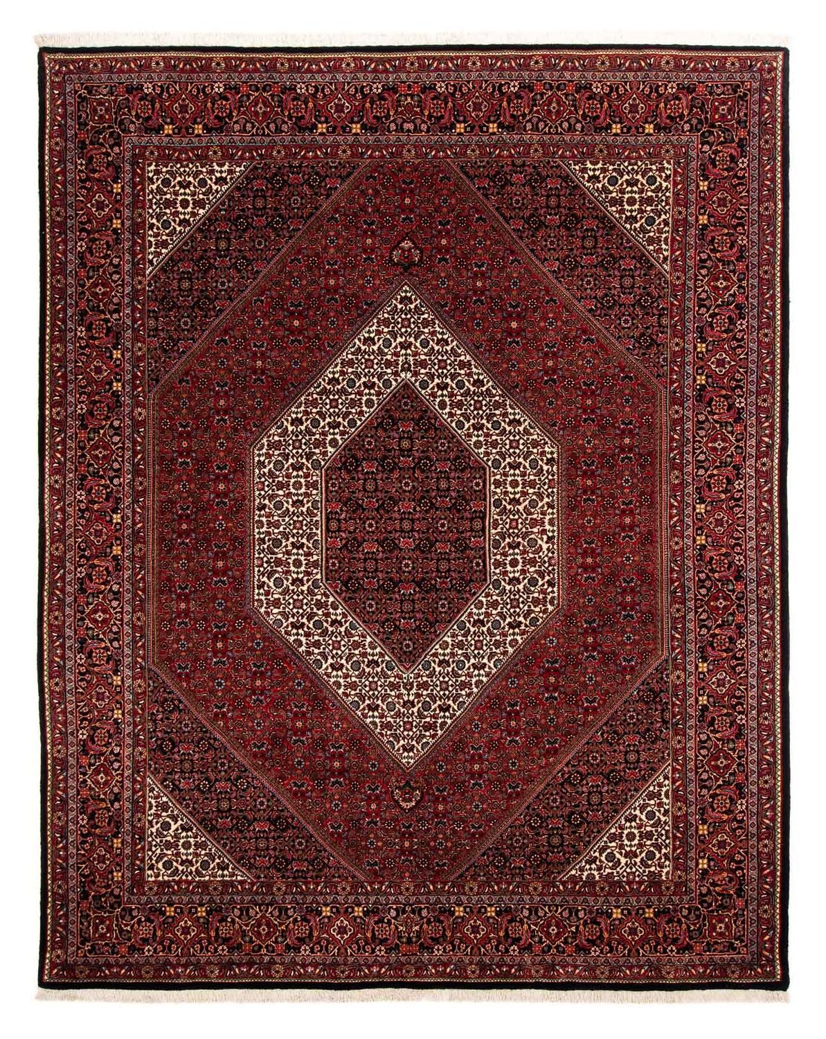 Tappeto Persero - Bidjar - 253 x 200 cm - rosso scuro
