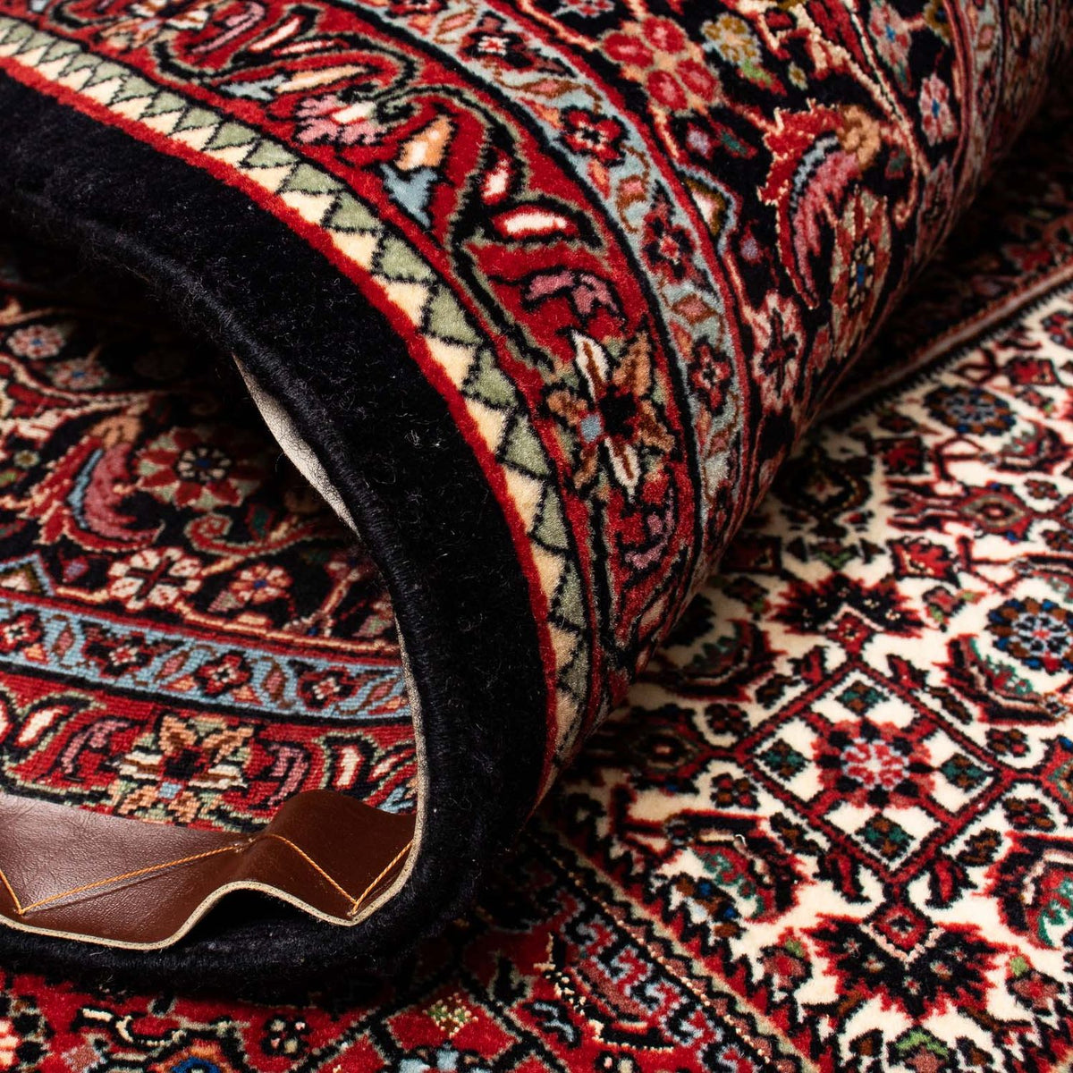 Tappeto Persero - Bidjar - 253 x 200 cm - rosso scuro