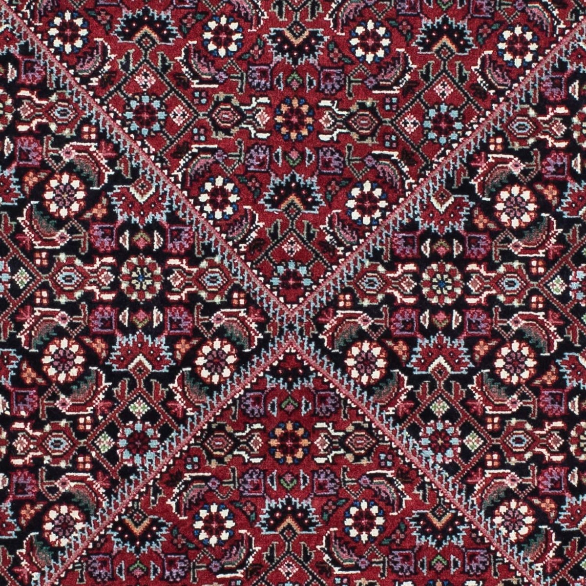 Tappeto corsia Tappeto Persero - Bidjar - 208 x 75 cm - blu scuro