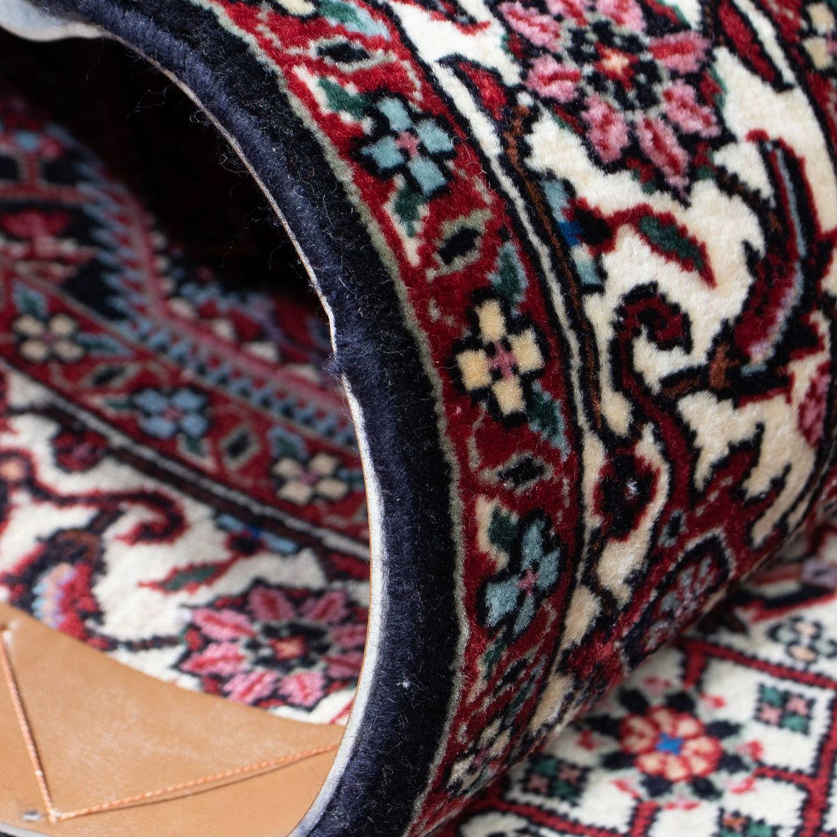 Tappeto corsia Tappeto Persero - Bidjar - 208 x 75 cm - blu scuro