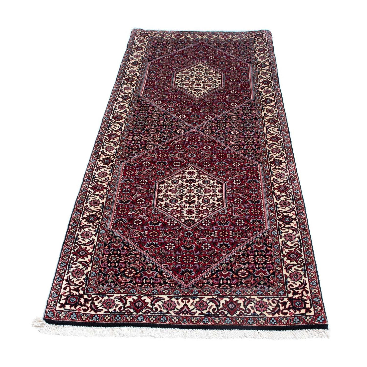Tappeto corsia Tappeto Persero - Bidjar - 208 x 75 cm - blu scuro