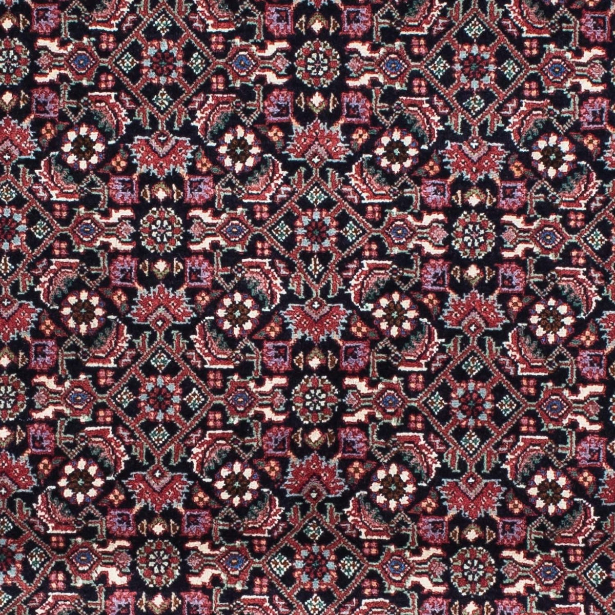 Tappeto corsia Tappeto Persero - Bidjar - 200 x 74 cm - blu scuro