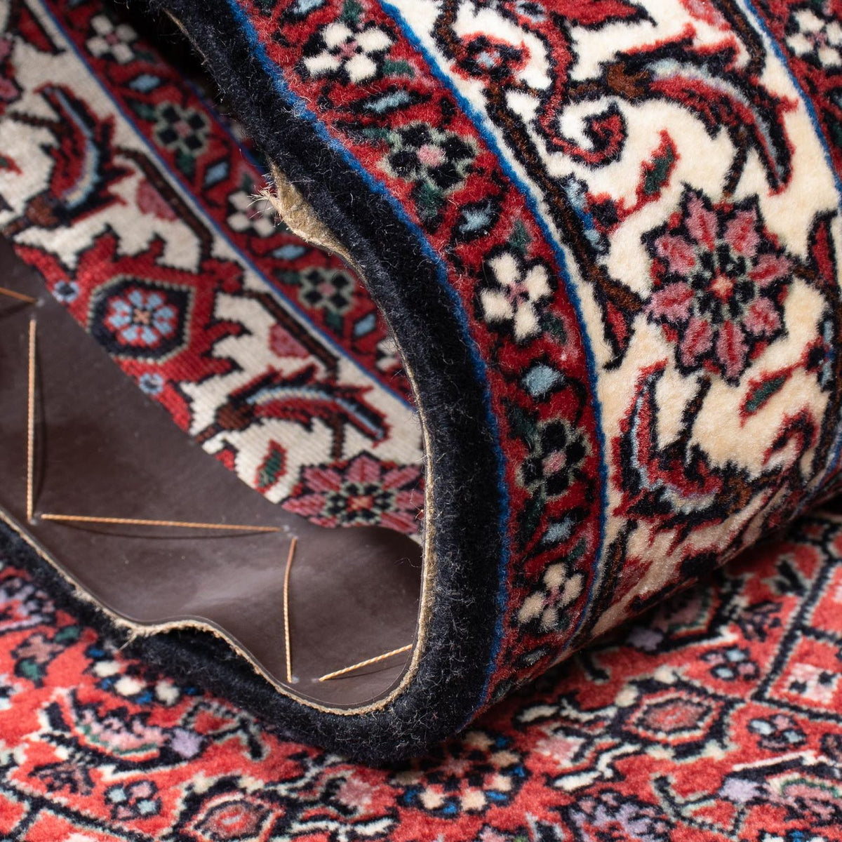 Tappeto corsia Tappeto Persero - Bidjar - 200 x 74 cm - blu scuro